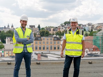 enviaTHERM, Florian Klanert und Henry Jürgensen enviaTHERM, Florian Klanert und Henry Jürgensen