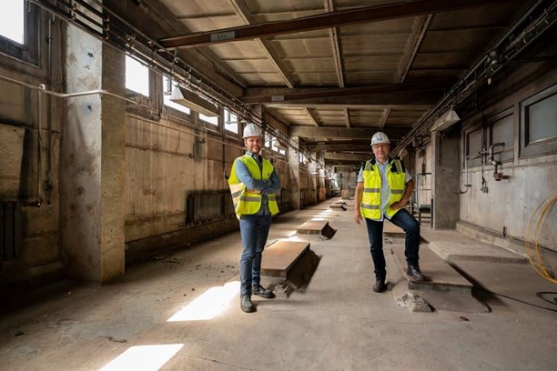 Florian Klanert und Henry Jürgensen von enviaTHERM Florian Klanert und Henry Jürgensen von enviaTHERM