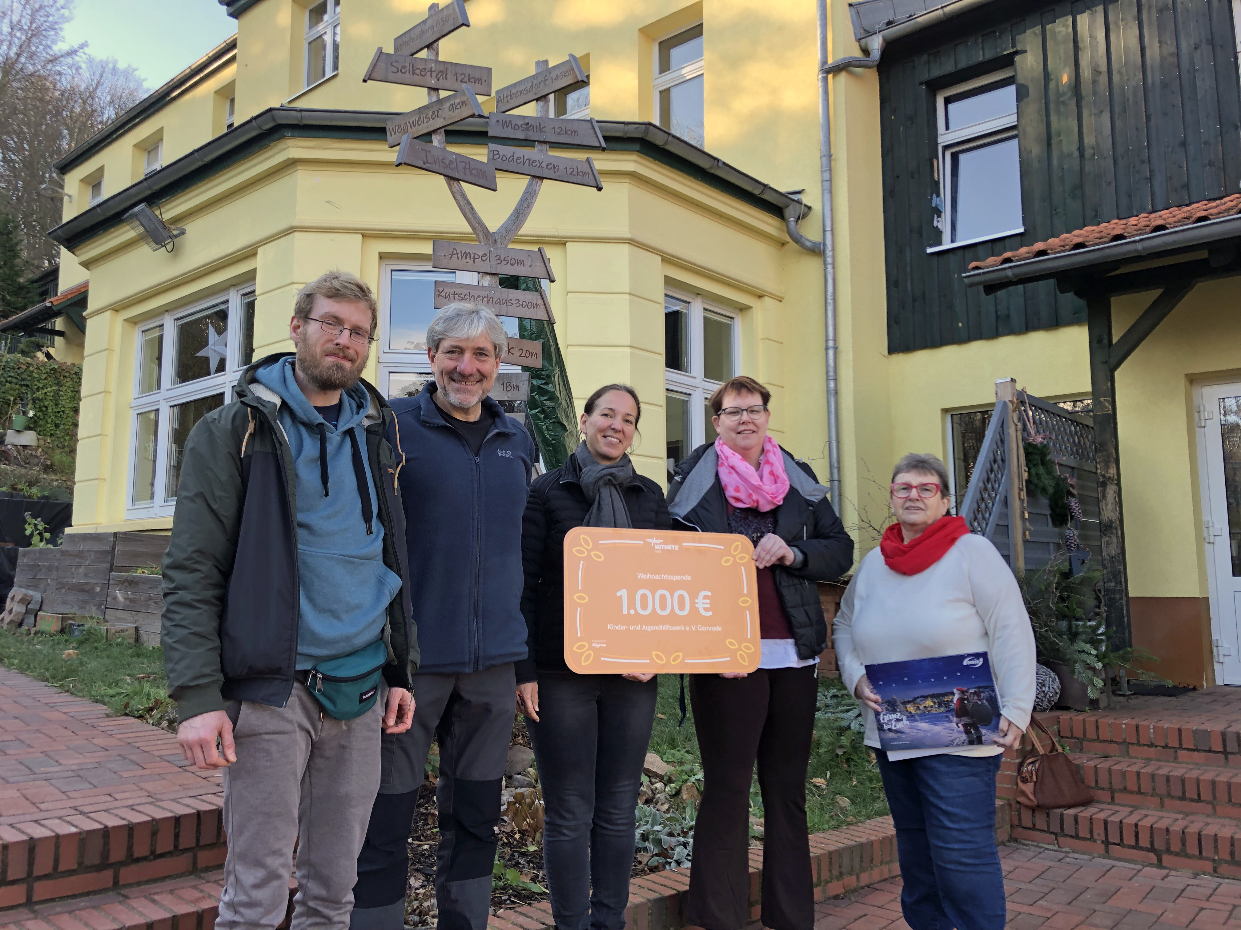 Weihnachtsspende, Kinder- und Jugendhilfswerk e. V. Gernrode