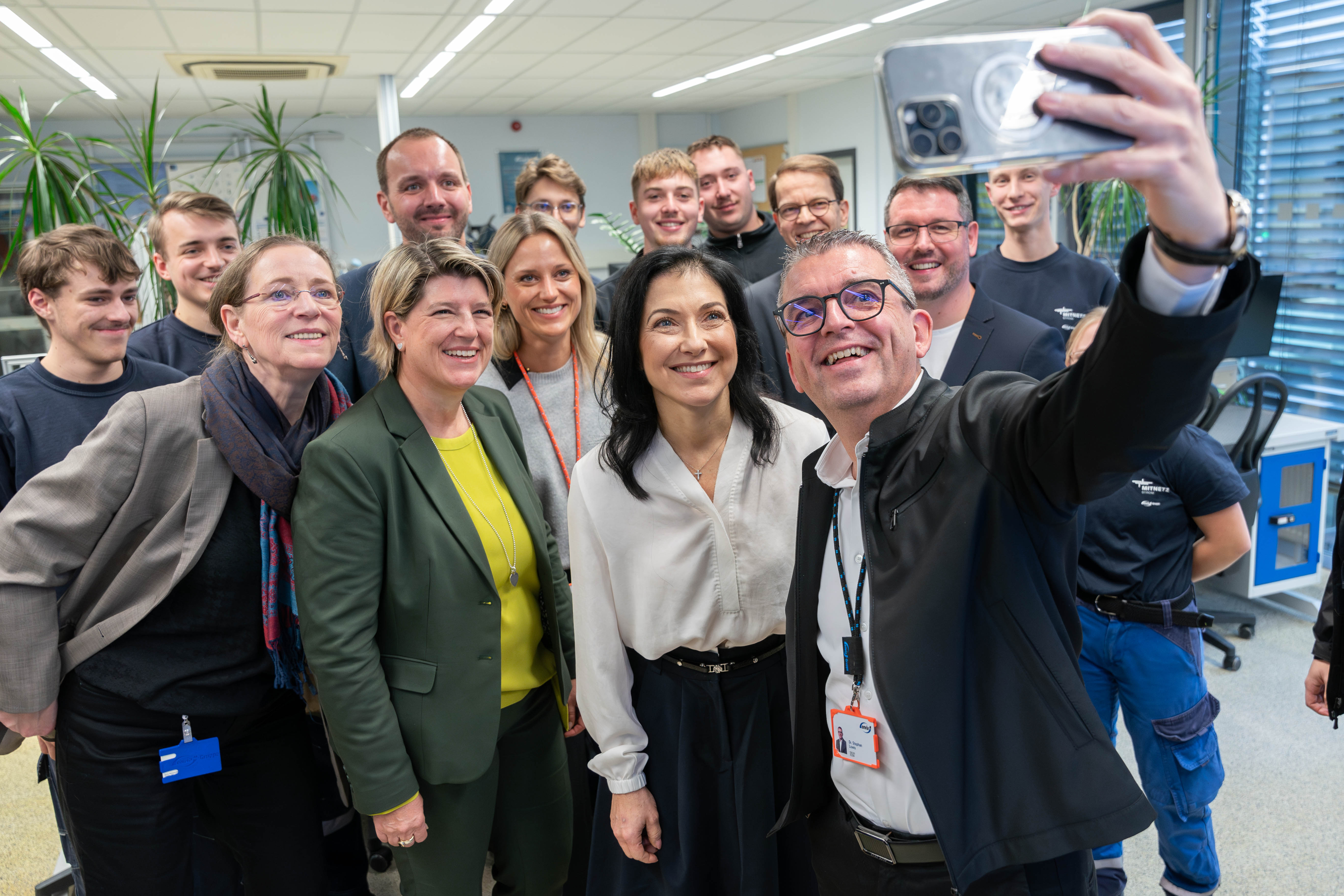 Katherina Reiche besucht enviaM-Gruppe