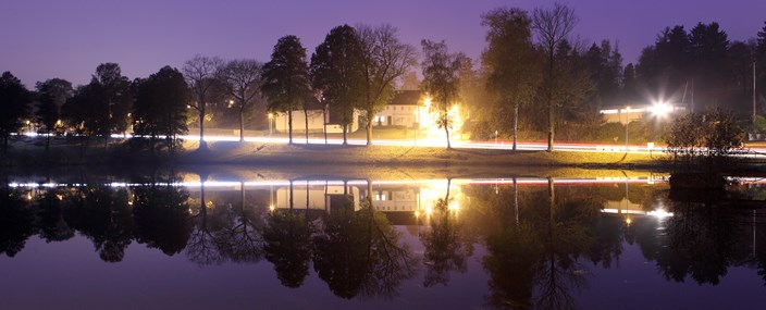 Energieeffizienz Kommunen, Straßenbeleuchtung Nachtaufnahme Lengenfeld Energieeffizienz Kommunen, Straßenbeleuchtung Nachtaufnahme Lengenfeld