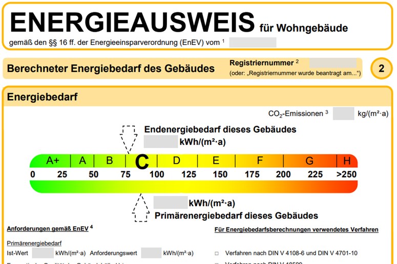 Gebäudeenergieausweis Gebäudeenergieausweis