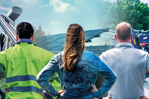 Karriere, 3 Kollegen nebeneinander Karriere, 3 Kollegen nebeneinander