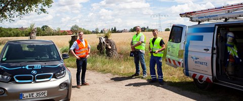 Kollegen der MITNETZ STROM Kollegen der MITNETZ STROM