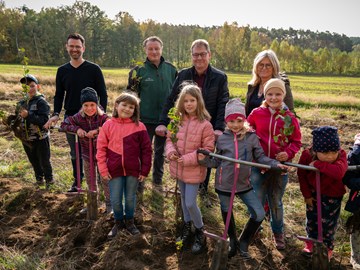 Stiftung Wald für Sachsen, Pflanzaktion Stiftung Wald für Sachsen, Pflanzaktion