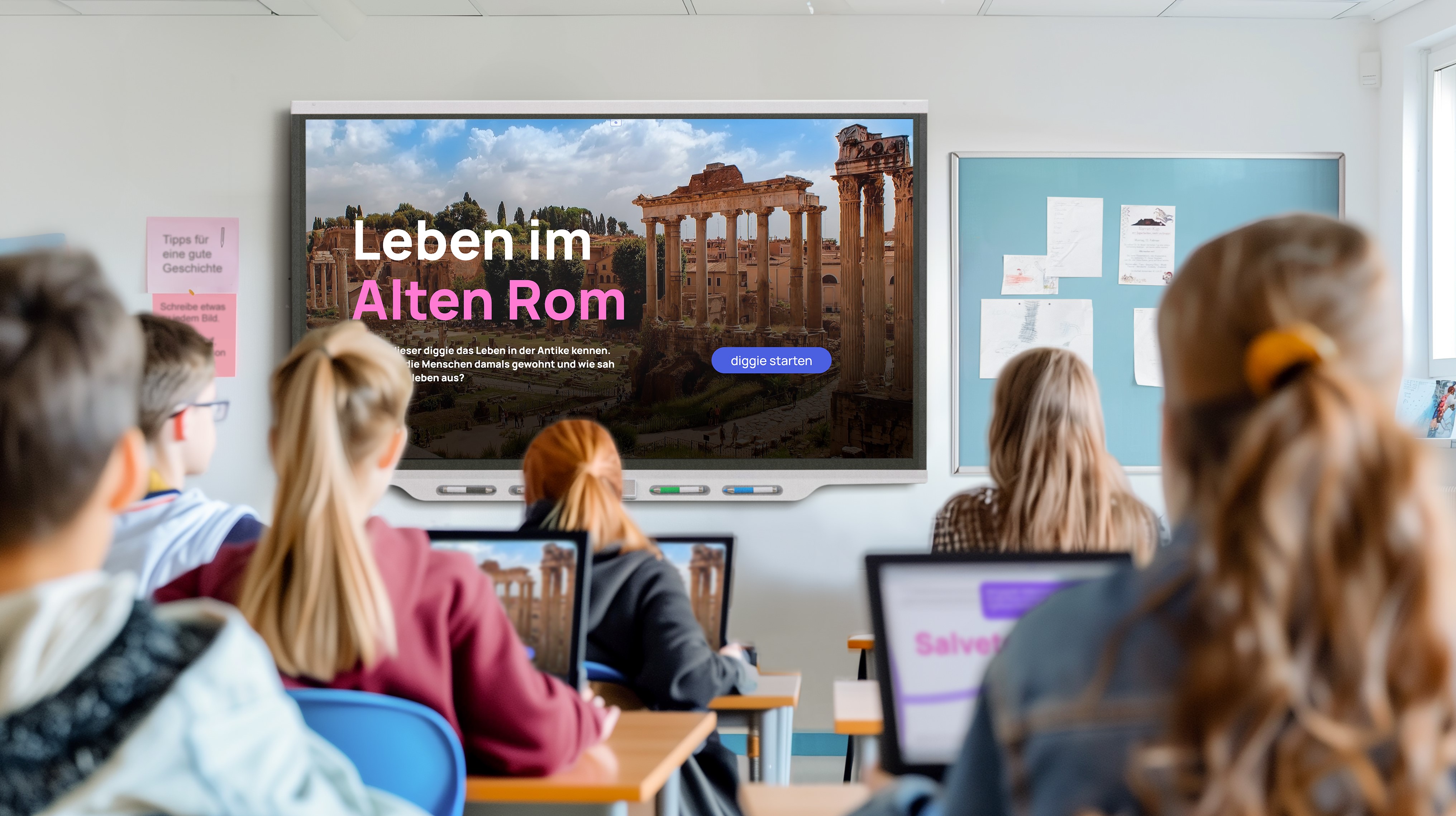 diggies im Klassenzimmer