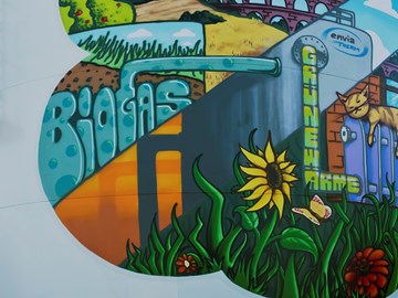 Wärmespeicher des Blockheizkraftwerkes in Plauen Wärmespeicher des Blockheizkraftwerkes in Plauen