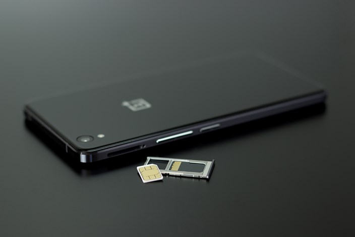 Smartphone mit SIM Card Smartphone mit SIM Card