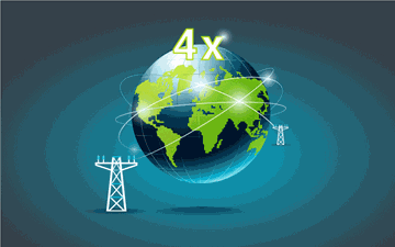 Bild mit Strommast und Erdkugel verdeutlicht den Umfang des notwendigen Netzausbaus Bild mit Strommast und Erdkugel verdeutlicht den Umfang des notwendigen Netzausbaus