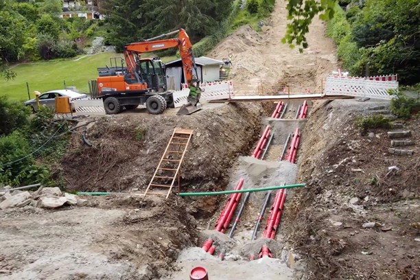Verlegen von Erdkabeln Verlegen von Erdkabeln
