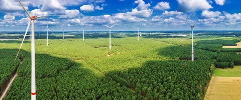 Windpark Kolkwitz - Luftaufnahme Windpark Kolkwitz - Luftaufnahme